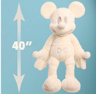 Mickey Mouse Monochromatic Jumbo Plush 40  Soft Velvety Collectible Toy Cream