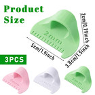 3-piece Sewing Template Kit With Finger Ruler For Patchwork And Embroidery