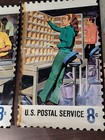 4 Vintage Usps Posters Post Office Advertising 1970 s Mailman  21 1 4  X 13 1 4 