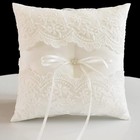 Ring Bearer Pillow For Wedding  Lace Ring Pillow  Ivory