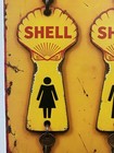 Shell Oil Company Sign - Restroom Keys - Shell Usa Oil   Gas