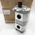 For Shaft 17 48mm Hydraulic Tandem Double Gear Pump Hgp-33a-f8 8r