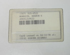 1998 Laminated Blockbuster Membership Card Blue