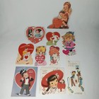 Vintage Valentine s Day Cards Lot Of 10 Children 1950s Mcm Holiday Ephemera