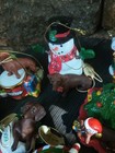 Danbury Mint Dachshund Dog Christmas Ornaments Set Of 10  Dated