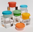 Tupperware Smidgets Tiny Treasure Mini Bowls Set Of 6 Random Lot Colors  3 New