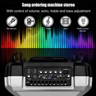 Portable Professional Karaoke Machine Bluetooth Speaker W  Mic   Lyrics Display