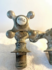 Antique Bath Tub Faucet With Porcelain  Hot   Cold Button On Knobs