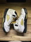 Air Jordan 5 Retro Olympic Gs White black gold Kids 4 5y Sneaker 440888-133