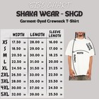 Heavyweight Blank Tee - Vintage Wash Unisex T-shirt - Shaka Wear Garment Dyed