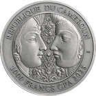 2025 Cameroon Moments Of Love Kama Sutra I Antiqued 1 Oz Silver Coin