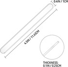 20 Pcs Reusable Acrylic Popsicle Sticks 4 5  Ice Pop Cake Candy Making Diy Craft