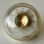 Vintage Honeywell Sphere Desk Thermometer Paperweight