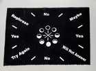 Witchy Moon Phase Velveteen Divining Pendulum Answer Mat 