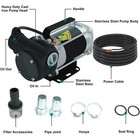 Dc 12v 15 Gpm Portable Fuel Transfer Pump Gasoline Diesel Kerosene