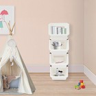 4 Pack Stacking Storage Baskets  Multifunctional Pp Organizer Bins Space-saving