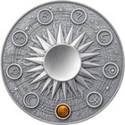 2024 Ghana Earth Solar System 2 Oz Antique Finish Silver Coin