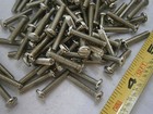 Machine Screws 6 32 X 3 4 Slotted Pan Head Steel Nickel Plated Lot Of 25  2584