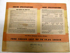 1948 Ford Truck Dealer Advertising Brochure 23 Pages