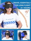 Sarisun Travel Pillows For Airplanes  Stable Head Support  Travel Essential