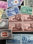 Lot Of Vtg Unused Us Stamps   19 50 Face Value  3    4 5    5    20    22    25    29  