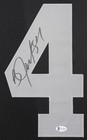 Bo Jackson Autographed   Framed Black Raiders Jersey Beckett Coa