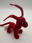 Neopets Red Gelert 4  Plush Stuffed Animal Toy 2005