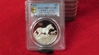 1993 British Virgin Islands  25 Silver Proof Cape Mountain Zebra Pcgs Pr68
