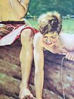 Original Vintage Lithograph Poster Norman Rockwell