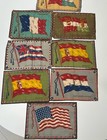 Antique Vtg International Flag Tobacco Flannel Felt Cigarette Cigar Lot Of 21
