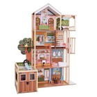 Kidkraft Garden Party Dollhouse With Toy Car With 37 Pc Accessories Doll House