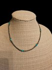 4-8mm Navajo Pearls Necklace 925 Sterling Silver Real Genuine Navajo Pearls 18in