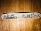 Replica Scrimshaw Ship And Lighthouse One Drawer Box Chest