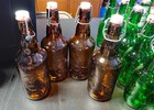 Grolsch Flip Top Beer Bottles Set Of 4