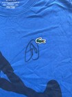 Novak Djokovic Signed Lacoste Tennis Shirt Us French Open 2024 Wimbledon Jsa A