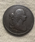 1806 Half Cent With Large 6   Draped Bust  Extremely Rare U s  1 2 Cent Coin 