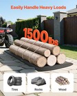 Vevor Yard Drag Sled 90x46in 1500lbs Heavy Duty Hdpe Glider Hauler Mat Pullcable
