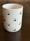 Vintage Apple Macintosh Computer Rainbow   Dots Coffee Mug Cup Papel 80   s Rare 