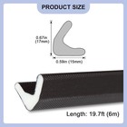 Self Adhesive Seal Strip  Size  0 67 h X 0 59 w X 236 4 l