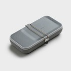 Orbitkey Nest Portable  Customizable Desk Organizer Case W wireless Charger  Ash