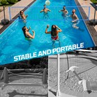 Poolside Volleyball Net Set With Base For Inground Pools Volleyball  Led Light