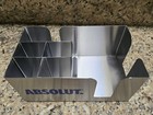 Absolut Vodka Stainless Steel Bar Caddy Napkin Straw Holder