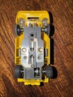 Vintage Afx Aurora Porsche Slot Car Yellow And Blue  2 Needs New Bottom
