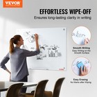 Vevor Magnetic Glass Whiteboard Dry-erase Board 36 x24  Wall Mounted With Tray