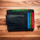 Slim Mens Wallet With Money Clip Leather Rfid Blocking Bifold Credit Card Holder