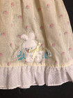 Vintage Mayfair Yellow Baby Girls Lace Ruffle Dress Size 18 Months