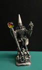 Tudor Mint Pewter Wapw Myth Magic Fantasy Fire Nature Wizard Staff Figurine