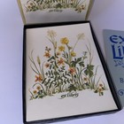 Vintage Bookplates Ex Libre Antioch Bookplate Co Ohio Wildflowers Gummed