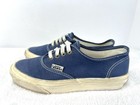 Vtg 1980s Vans Authentic Made In Usa Surf Skate Shoes Mens 6 5   Womens 7 5 8