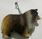Lot Of 5 Vintage Collie Or Shetland Sheepdog Sheltie Christmas Holiday Ornaments